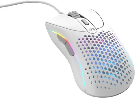 Glorious Model D 2 Wired - Matte White - Gaming Maus - Optisch - 5 Tasten - Weiß